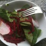 American Beetroot Salad with Radish Appetizer