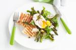 Canadian Chargrilled Asparagus And Parmesan Salad With Poached Eggs And Crisp Sage Recipe Appetizer