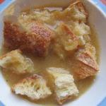 British Soup to the Stale Bread Appetizer