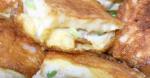 American Hanpen Fish Cake Sandwich with Chicken and Green Onions 1 Appetizer