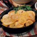 American Skillet Squash and Potatoes Appetizer