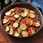 American Skillet Zucchini and Sausage Appetizer
