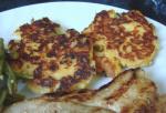 American Easy Cheddar Potato Cakes made With Instant Potatoes Appetizer