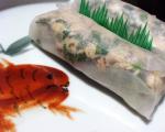 British Rice Paper Tuna Salad Roll Appetizer
