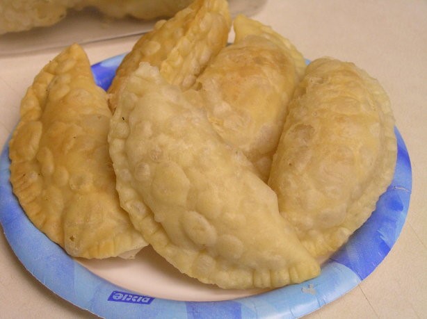 Indian Gujiya or Perakiya Indian Pastry Sweet Appetizer