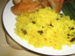 South African Yellow Rice geelrys Dinner