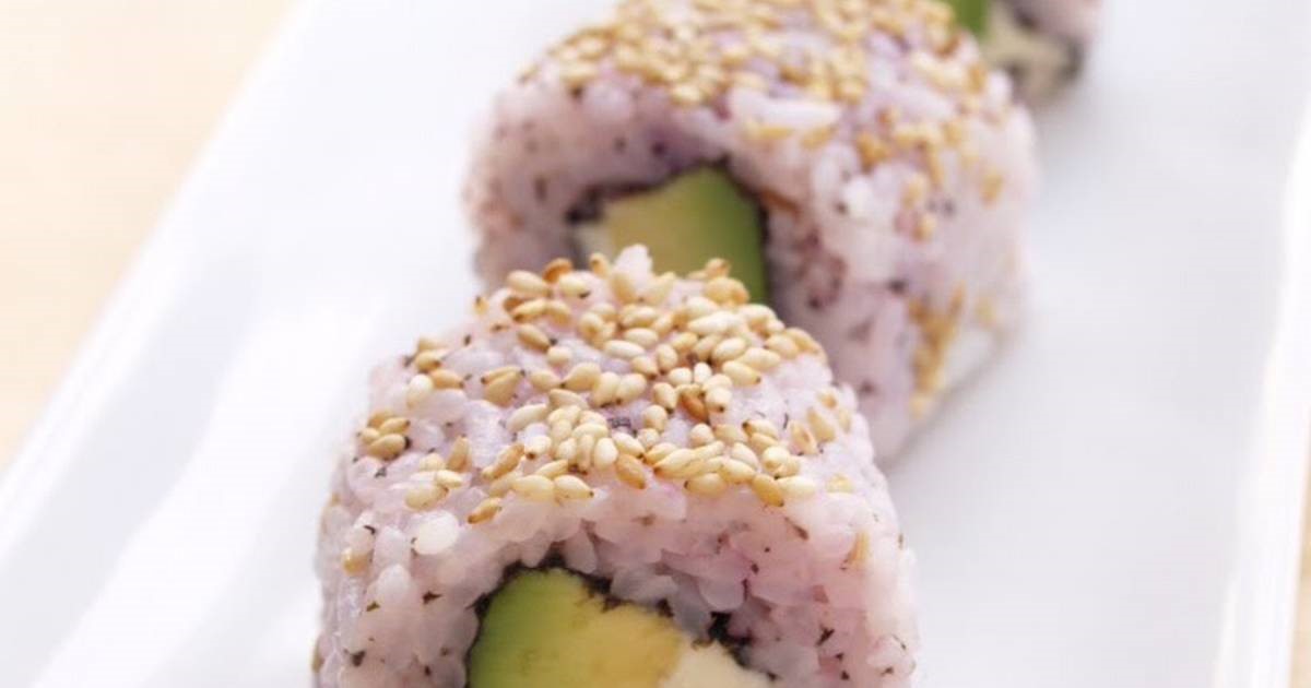 American Creamy Cheese and Avocado Yukari Rolls 3 Appetizer