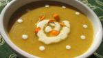American Carrot Soup with Potatoes and Cream Recipe Appetizer
