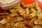 Indian Spicy Indian Potato Wedges Appetizer