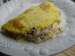American Philly Steak  Cheese Omelette Appetizer