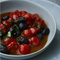 American Cherry Tomatoes With Olives Appetizer