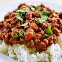 Mexican Chili Beans And Rice Dinner