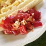 British Red Peppers with Sheep Cheese Dinner