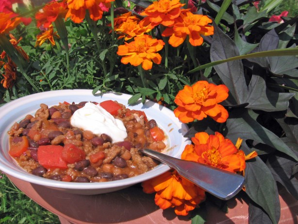 Mexican Three Bean Chili 2 Dinner