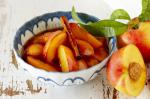British Maple Roasted Nectarines Recipe Dessert