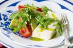 Baked Ricotta With Avocado Grilled Tomatoes And Chive Oil Recipe recipe
