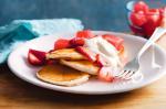 Canadian Pancakes With Strawberry And Watermelon Compote Recipe Dessert