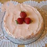 British Cake of Strawberry with Recheio Dessert