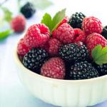 American Mixed Berry Salad with Mint Dessert