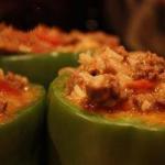 American Peppers Stuffed with Minced Meat Appetizer