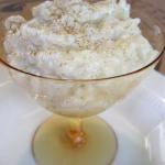 American Rice Pudding with Lime and Coconut Dessert