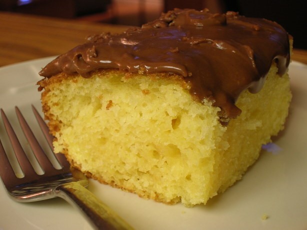 American Chocolate Butterscotch Frosting Dessert