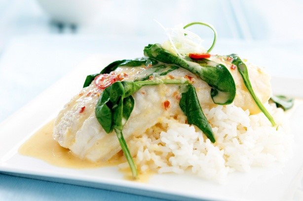 British Coconut Poached Fish Recipe Dinner