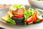 British Beef And Eggplant Stacks Recipe Appetizer