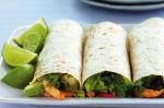 American Prawn Lime and Avocado Burritos Recipe Appetizer