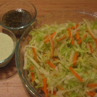 Salad with Double Dressing recipe