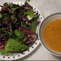 Spring Mix Salad and Dressing recipe