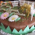 American Horses Birthday Cake Dessert