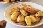 American Roasted Hasselback Potatoes Recipe Appetizer