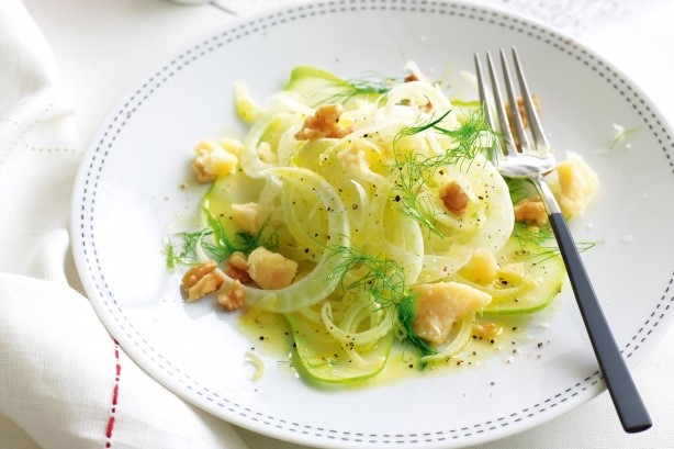 Italian Fennel Pear and Parmesan Salad Recipe Appetizer