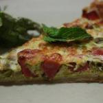 American Quiche with Small Peas Ham and Mint Dinner