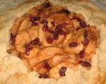 Canadian Rustic Cranberrypear Galette Dessert