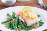Poached Trout With Mustard And Caper Dressing Recipe recipe