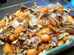 American Sugargrilled Baby Carrots and Onions With Pecans Appetizer