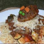 Canadian Spaghetti with Rats of Meatball Appetizer