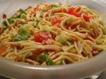 American Potluck Spaghetti Salad Dinner
