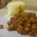Japanese Curry with Chickpeas Dinner