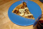 American Roasted Garlic Caramelized Onions Mushrooms and Brie Pizza Dinner