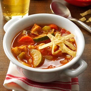 American Zesty Chicken Soup Appetizer