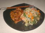 Thai Thai Glazed Pork and Stirfry low Carb Dinner