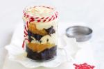 American Chocolate and Grand Marnier Raisin Trifle Jars Recipe Dessert