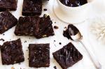 American Raisin and Nut Double Chocolate Brownie Recipe Dessert