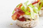 American Whipped Goats Cheese And Twirled Asparagus Bruschetta Recipe Appetizer