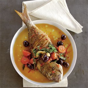 British Snapper Aqua Pazza Appetizer