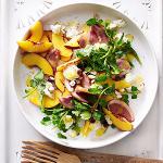 Smoked Duck and Peach Salad recipe