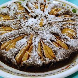 Canadian Chocolate Cake with Peer Dessert